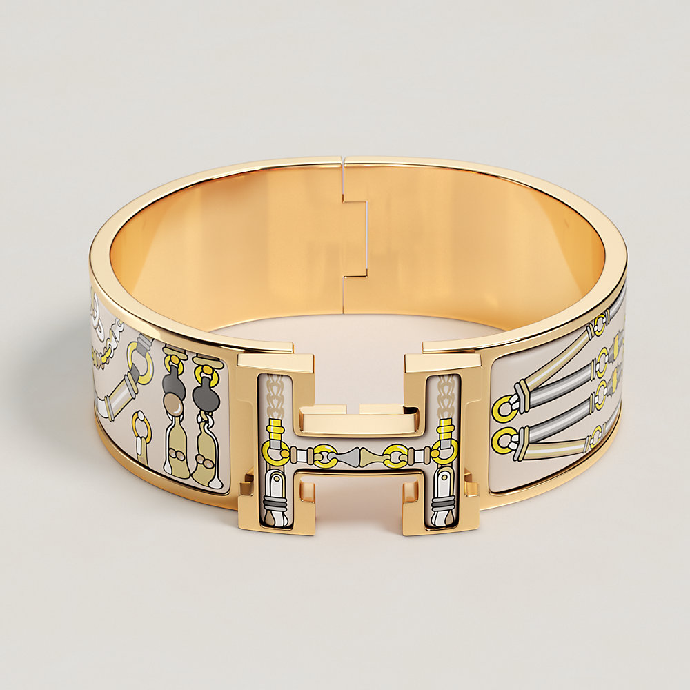 Clic Clac H Flora y Plata bracelet | Hermès USA